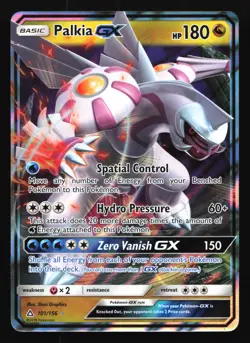 Pokemon Palkia GX 101/156 Ultra Prism Ultra Rare Holo LP - Image 1