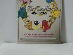 Pokemon Card 1996 My Deck Memo Promo Pikachu Base Set Japan Carrying Case - Image 4