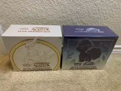 Pokemon TCG Brilliant Stars + Silver Tempest Elite Trainer Box ETB Lot of 2! New - Image 1