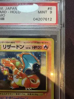 Vintage - Pokemon Charizard 1998 JPN CD Promo Holo Rare #6 PSA-9 Vintage Slab - Image 4