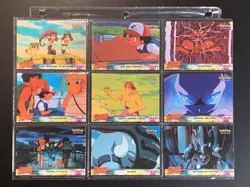 Pokemon Topps Movie Animation 33 Card Lot with Checklist - Image 2