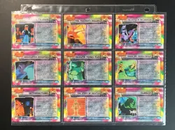 Pokemon Topps Movie Animation 33 Card Lot with Checklist - Image 5
