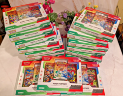 Pokemon First Partner Illustration Collection Box Series 1 LOT OF 16 SEALED! - Image 1