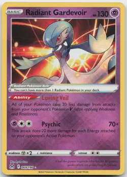 Pokemon : Radiant Gardevoir Lost Origin 069/196 : Radiant Rare - Image 1