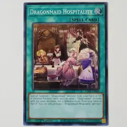 Dragonmaid Hospitality - RA03-EN068 - NM - Super Rare - 1st ed - Yugioh - Image 1