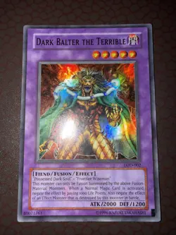 Yu-Gi-Oh! Dark Balter The Terrible -LOD-002- Ultra Rare- Unlimited MP! - Image 1