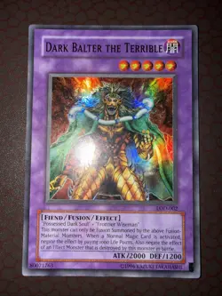 Yu-Gi-Oh! Dark Balter The Terrible -LOD-002- Ultra Rare- Unlimited MP! - Image 2
