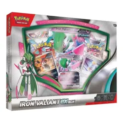 Iron Valiant ex Pokemon Scarlet & Violet TCG Box SEALED PARADOX RIFT With Promo - Image 1