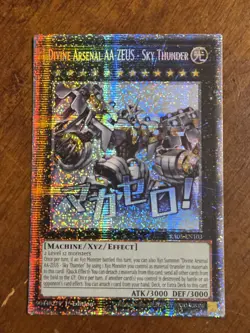 Divine Arsenal AA-ZEUS Sky Thunder RA05-EN103 Starlight Rare Yugioh 1st Edition - Image 1