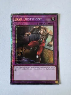 Yu-Gi-Oh! Trap Dustshoot RA05-EN077 Starlight Rare 1st Edition Near Mint - Image 1