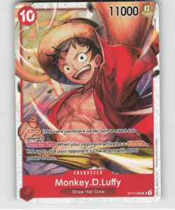 Ultra Deck: The Three Captains #ST10-006 Monkey.D.Luffy (006) - Image 1