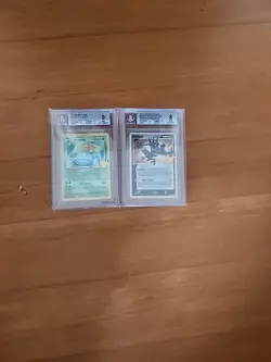 Graded Lot Of 2 BGS Pokemon Celebrations Cards Black Star Promo, And Holo Foil. - Image 1