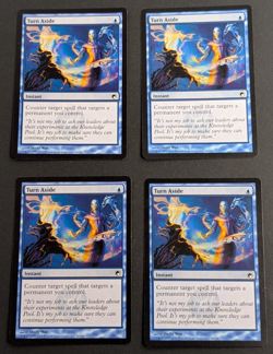 MTG Card - 4x Turn Aside - Scars of Mirrodin - NM/LP - Magic The Gathering - #45 - Image 1