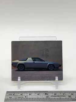 Lamborghini Urraco P300 Silhouette Old vintage Car Card Japanese Rare b - Image 2
