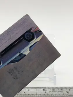 Lamborghini Urraco P300 Silhouette Old vintage Car Card Japanese Rare b - Image 4
