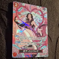 Bandai One Piece Card Game Boa Hancock OP12-014 SR SP Holo Japanese - Image 2