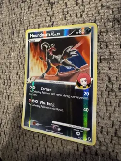 2009 Pokemon Platinum Rising Rivals 65/111 Houndoom Reverse Holo NM Rare Card - Image 2