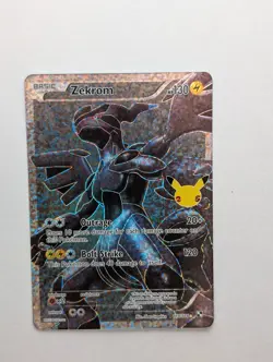 Zekrom Celebrations 25th Anniversary Holo Foil 114/114 Pokemon Card Near Mint - Image 1