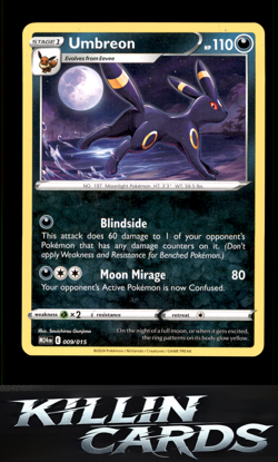 Umbreon 009/015 Pokemon Promo McDonald's Promos 2024 Card NM - Image 1