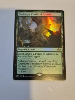 1x magic the gathering yavimaya, Cradle of Growth foil 261 NM x1 - Image 1