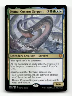 Koma, Cosmos Serpent Kaldheim #221 Mythic - Image 1