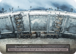 Sorcery: Contested Realm Great Wall Unique Site Non-Foil Beta - Image 1