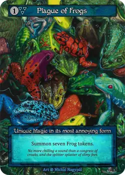 Sorcery: Contested Realm Plague of Frogs Unique Magic Non-Foil Beta - Image 1