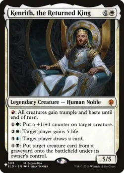 MTG Kenrith, the Returned King 303 Mythic The List - Image 1