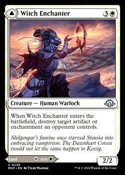 MTG Witch Enchanter 239 Foil Modern Horizons 3 - Image 1