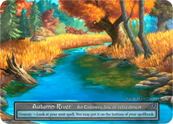 Sorcery: Contested Realm Autumn River Ordinary Site Foil Beta - Image 1