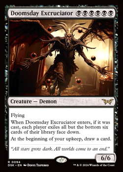 MTG Doomsday Excruciator 94 Rare Foil Duskmourn - Image 1