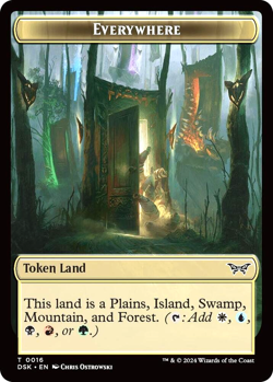 MTG Everywhere Copy 16 Foil Double Sided Token Duskmourn - Image 1