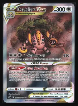 Pokemon Regigigas VSTAR GG55 Crown Zenith Ultra Rare Full Art Holo NM - Image 1