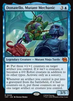 MTG Donatello, Mutant Mechanic 36 Mythic Teenage Mutant Ninja Turtles - Image 1