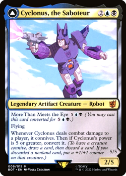 MTG Cyclonus, the Saboteur 9 Mythic Foil Transformers - Image 1