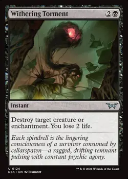 MTG Withering Torment 124 Duskmourn - Image 1