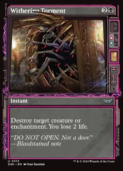 MTG Withering Torment 313 Showcase Duskmourn - Image 1