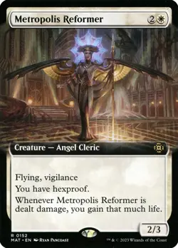 MTG Metropolis Reformer 152 Rare Extended Art March of the Machine the Aftermath - Image 1
