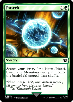 MTG Farseek 232 Foil Doctor Who - Image 1