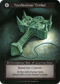 Sorcery: Contested Realm Torshammar Trinket Exceptional Relic Non-Foil Beta - Image 1
