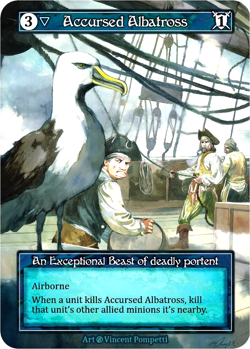 Sorcery: Contested Realm Accursed Albatross Exceptional Beast Foil Beta - Image 1