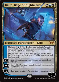 MTG Kaito, Bane of Nightmares 220 Mythic Duskmourn - Image 1