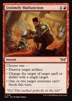 MTG Untimely Malfunction 161 Duskmourn - Image 1
