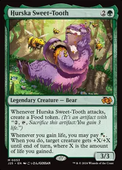 MTG Hurska Sweet-Tooth 53 Mythic Foundations Jumpstart - Image 1