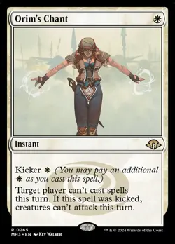 MTG Orim's Chant 265 Rare Modern Horizons 3 - Image 1