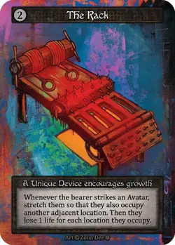 Sorcery: Contested Realm The Rack Unique Artifact Non-Foil Gothic - Image 1