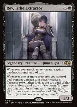 MTG Rev, Tithe Extractor 45 Rare Anime Foundations Jumpstart - Image 1
