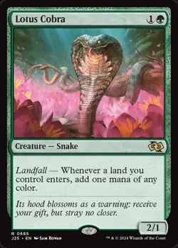 MTG Lotus Cobra 685 Rare Foundations Jumpstart - Image 1