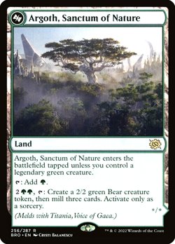 MTG Argoth, Sanctum of Nature 256 Rare Foil The Brothers' War - Image 1