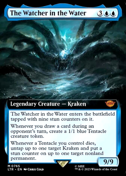 MTG The Watcher in the Water 765 Mythic Surge Foil The Lord of the Rings - Image 1